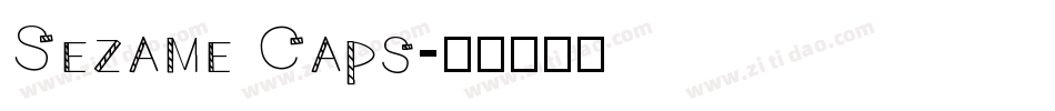 Sezame Caps字体转换